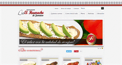 Desktop Screenshot of elhuarachedejamaica.mx